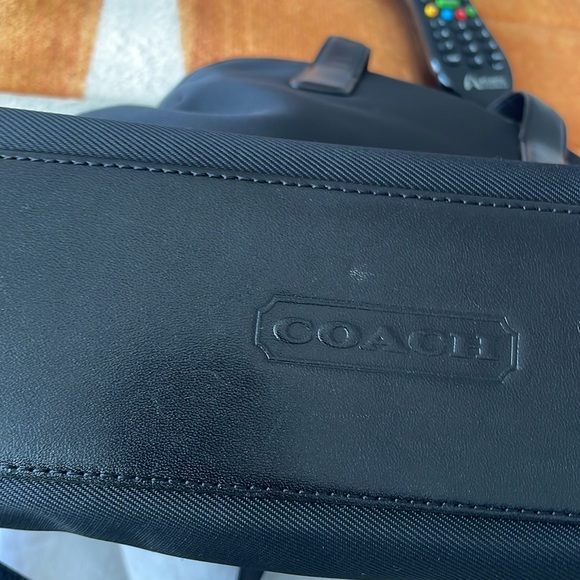 COACH VINTAGE NYLON/ LEATHER BACKPACK - Picture 8 of 11